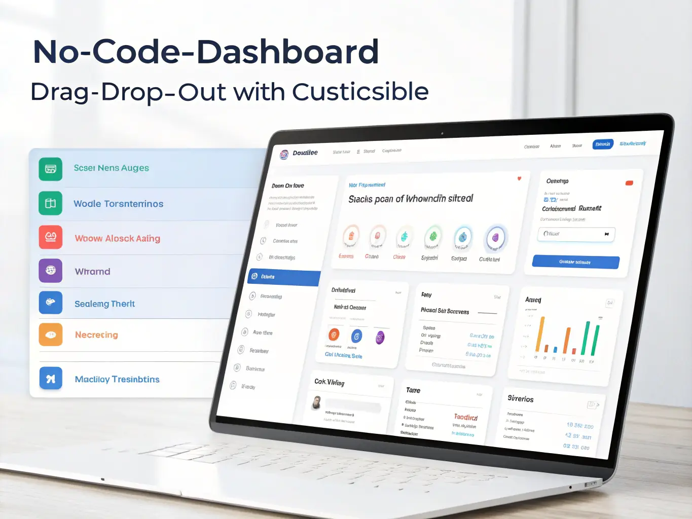 A clean and intuitive dashboard interface showcasing the no-code deployment process for a digital avatar on a website.